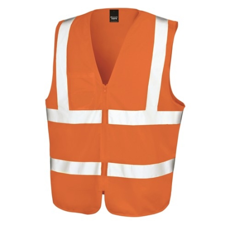 Gilet de sécurité zippé