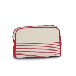 Trousse de toilette en coton canvas - style marin