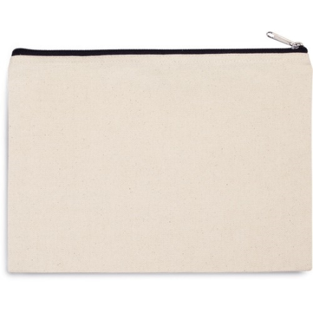 Pochette en coton canvas - grand modèle