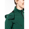 Veste softshell à capuche amovible femme