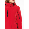 Parka softshell doublée capuche femme