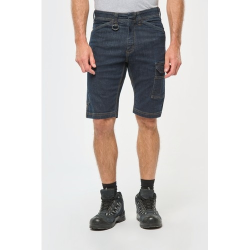 Bermuda denim multipoches homme