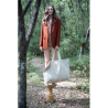 Grand sac de shopping fourre-tout esprit rustique