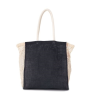 Sac shopping avec soufflet en filet