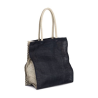 Sac shopping avec soufflet en filet