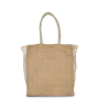 Sac shopping avec soufflet en filet