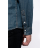 Chemise denim manches longues