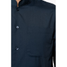 Chemise col mao manches longues