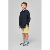 Chemise popeline manches longues enfant