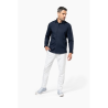 Chemise popeline manches longues homme