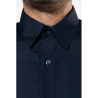 Chemise popeline manches longues homme