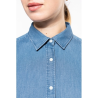 Chemise denim femme