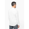 Chemise coton / élasthanne manches longues homme