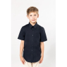 Chemise popeline manches courtes enfant