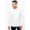 Chemise Oxford lavée manches longues