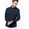 Chemise maille piquée manches longues