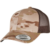 Casquette retro trucker multicam