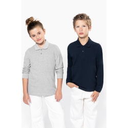 Polo manches longues enfant