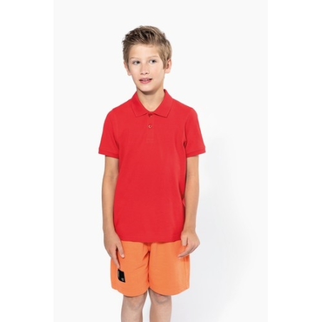 Polo manches courtes enfant