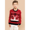 Pullover col rond de Noël enfant