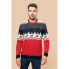 Pullover col rond de Noël unisexe