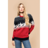 Pullover col rond de Noël unisexe