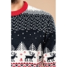 Pullover col rond de Noël unisexe