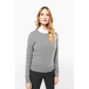 Pull Supima® col rond  femme