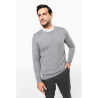 Pull Supima® col rond homme