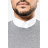 Pull Supima® col rond homme