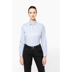 Chemise twill manches longues femme