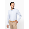 Chemise popeline manches longues homme