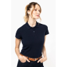 Polo Supima® manches courtes femme