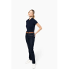 Polo Supima® manches courtes femme