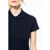 Polo Supima® manches courtes femme