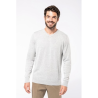 Pull col en V écoresponsable homme