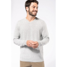 Pull col en V écoresponsable homme