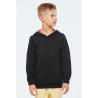 Sweat-shirt à capuche contrastée à motifs enfant unisexe