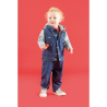 Veste en jean à capuche enfant