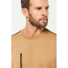 Sweat-shirt Day To Day zip poche contrastée unisexe