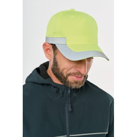 Casquette fluorescente - 5 panneaux