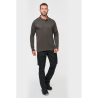 Sweat-shirt col polo homme