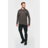 Sweat-shirt col polo homme