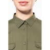 Chemise safari manches longues femme