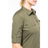 Chemise safari manches longues femme