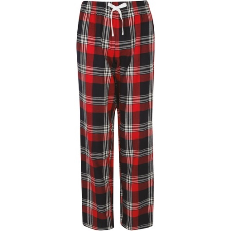 Pantalon femme à motif tartan