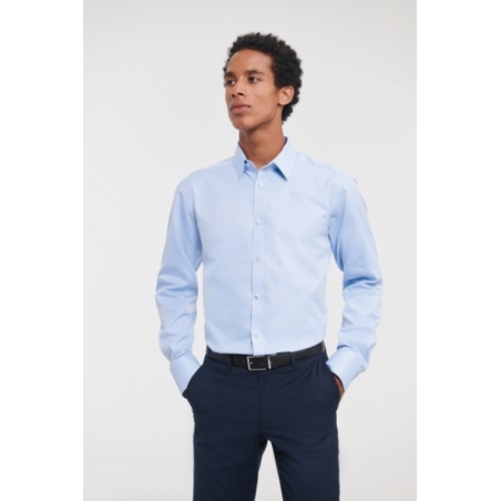 Chemise homme manche longues à chevrons