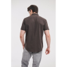 Chemise fittée homme manches courtes