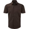 Chemise fittée homme manches courtes