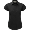 Chemise fittée femme manches courtes